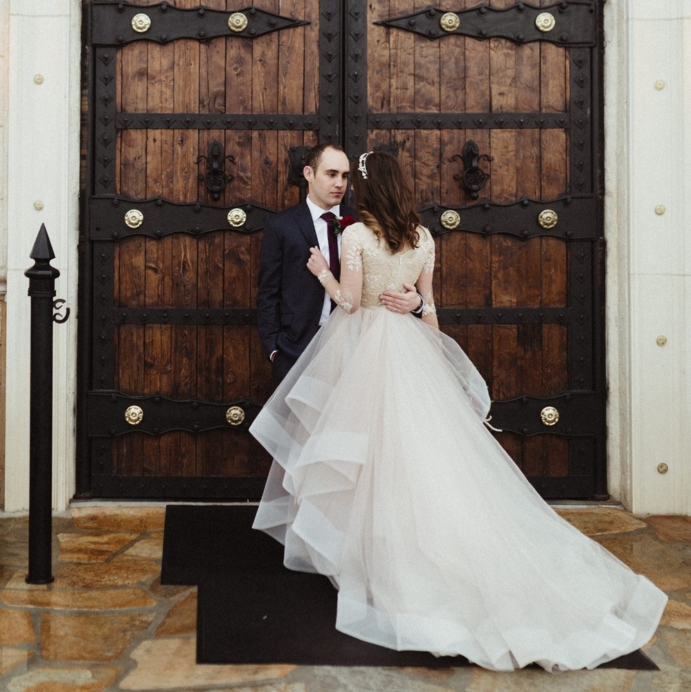 Hayley Paige Blush Wedding Gown